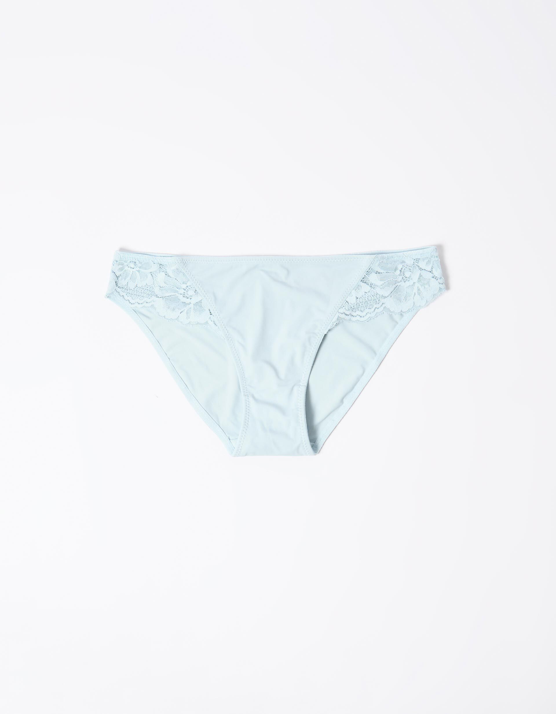 Comprar Online Cuecas com Renda, Mulher, Azul Claro