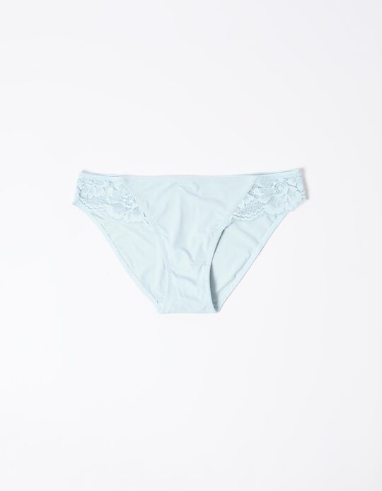 Comprar Online Cuecas com Renda, Mulher, Azul Claro