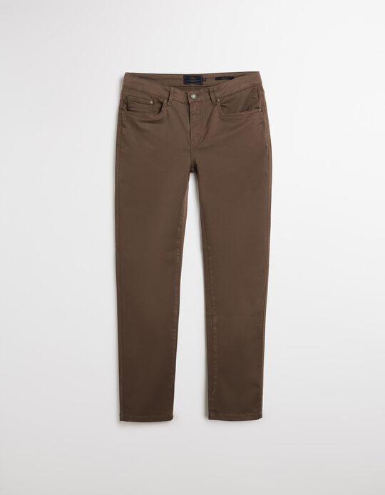 Comprar Online Calças 'Slim Fit', Homem, Castanho 