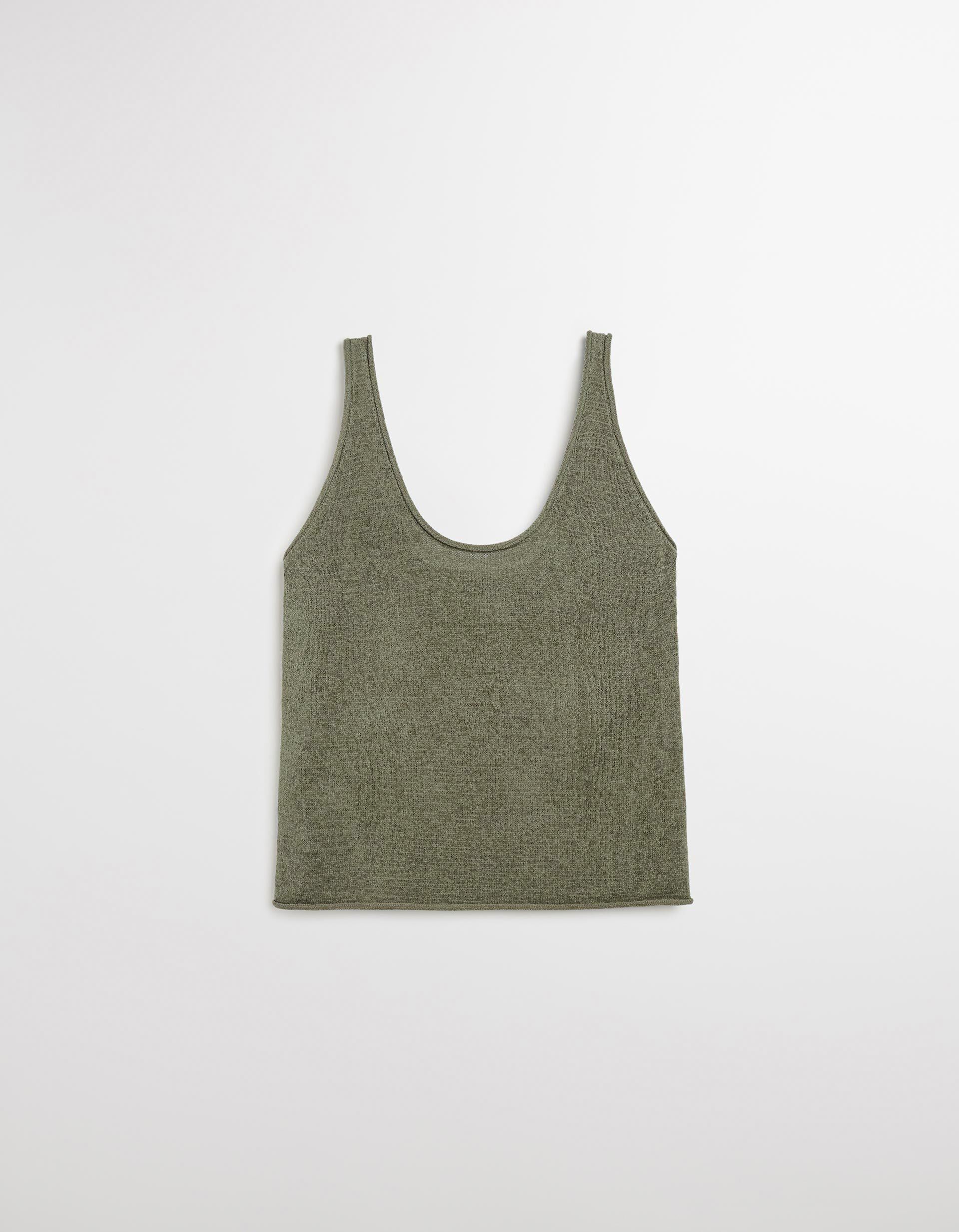 Comprar Online Top de Malha, Mulher, Verde Claro 