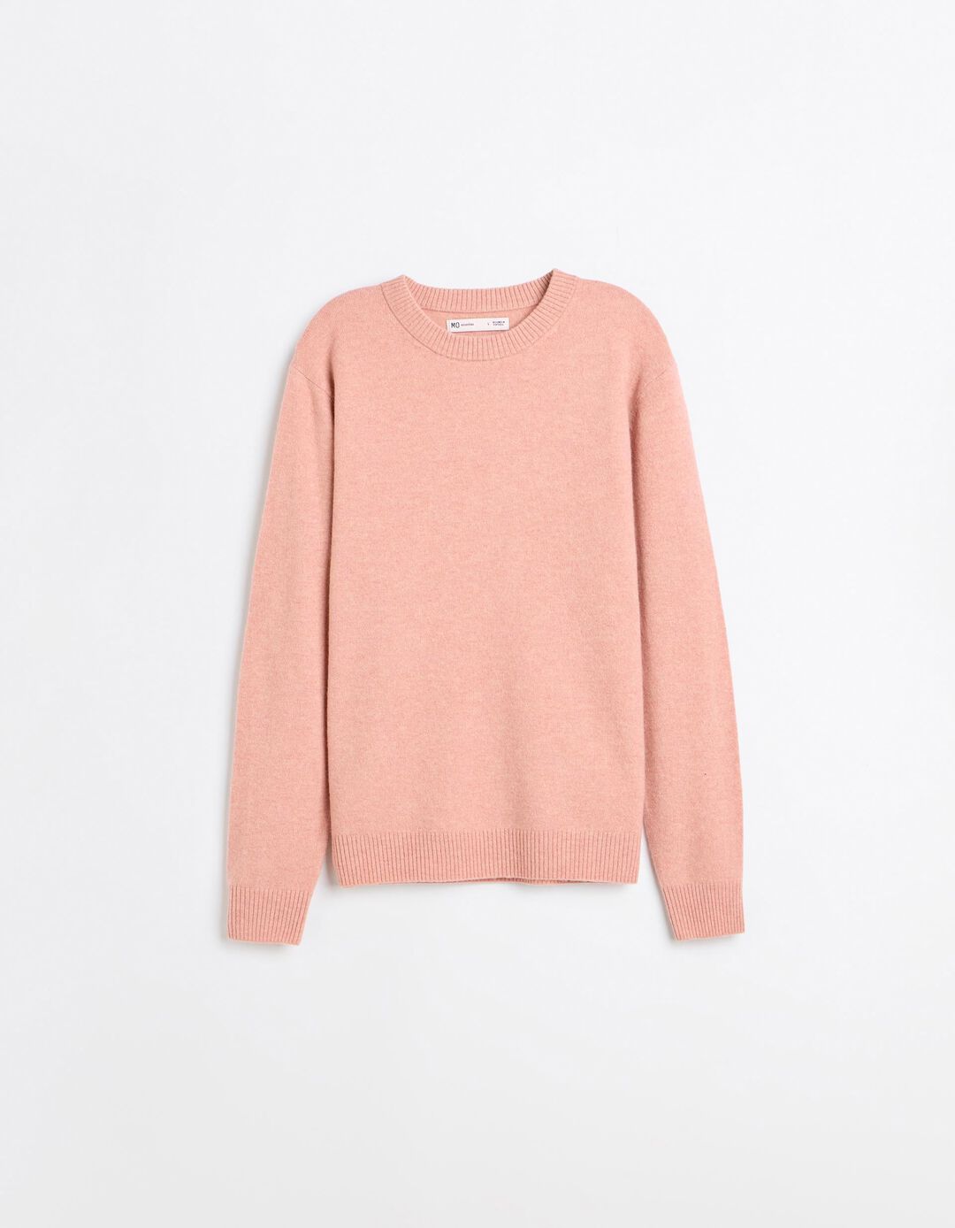Camisola Com Mistura De L&atilde;, Homem, Rosa