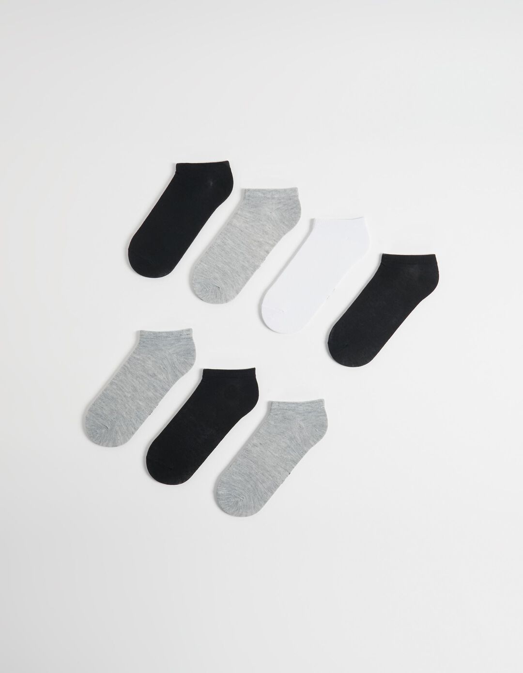 Pack 7 Pares de Meias Tornozelo, Mulher, Multicor