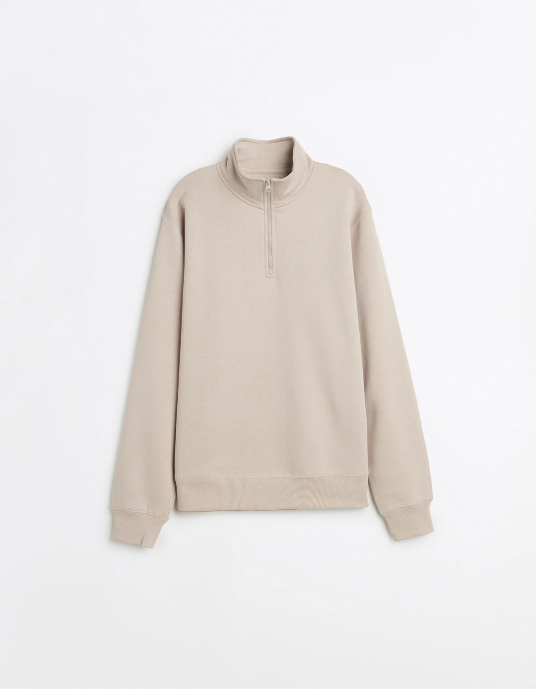 Camisola de Felpa, Homem, Bege Claro