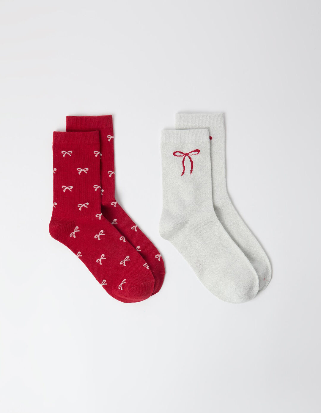 Pack 2 Pares De Meias, Mulher, Branco
