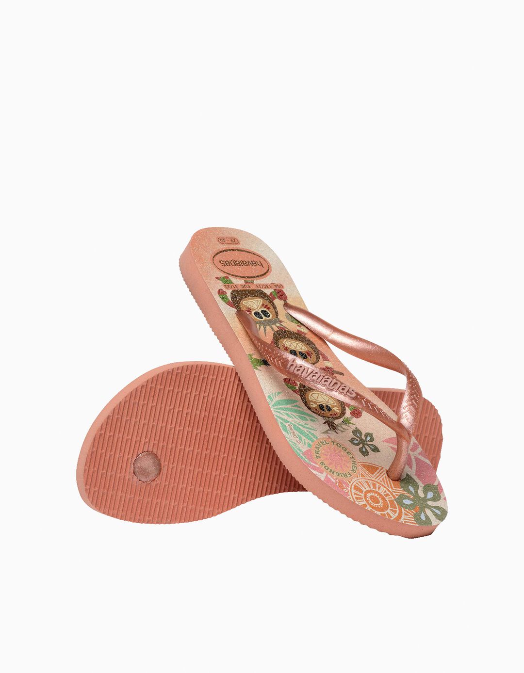 Chinelos Havaianas 'Moana', Menina, Laranja