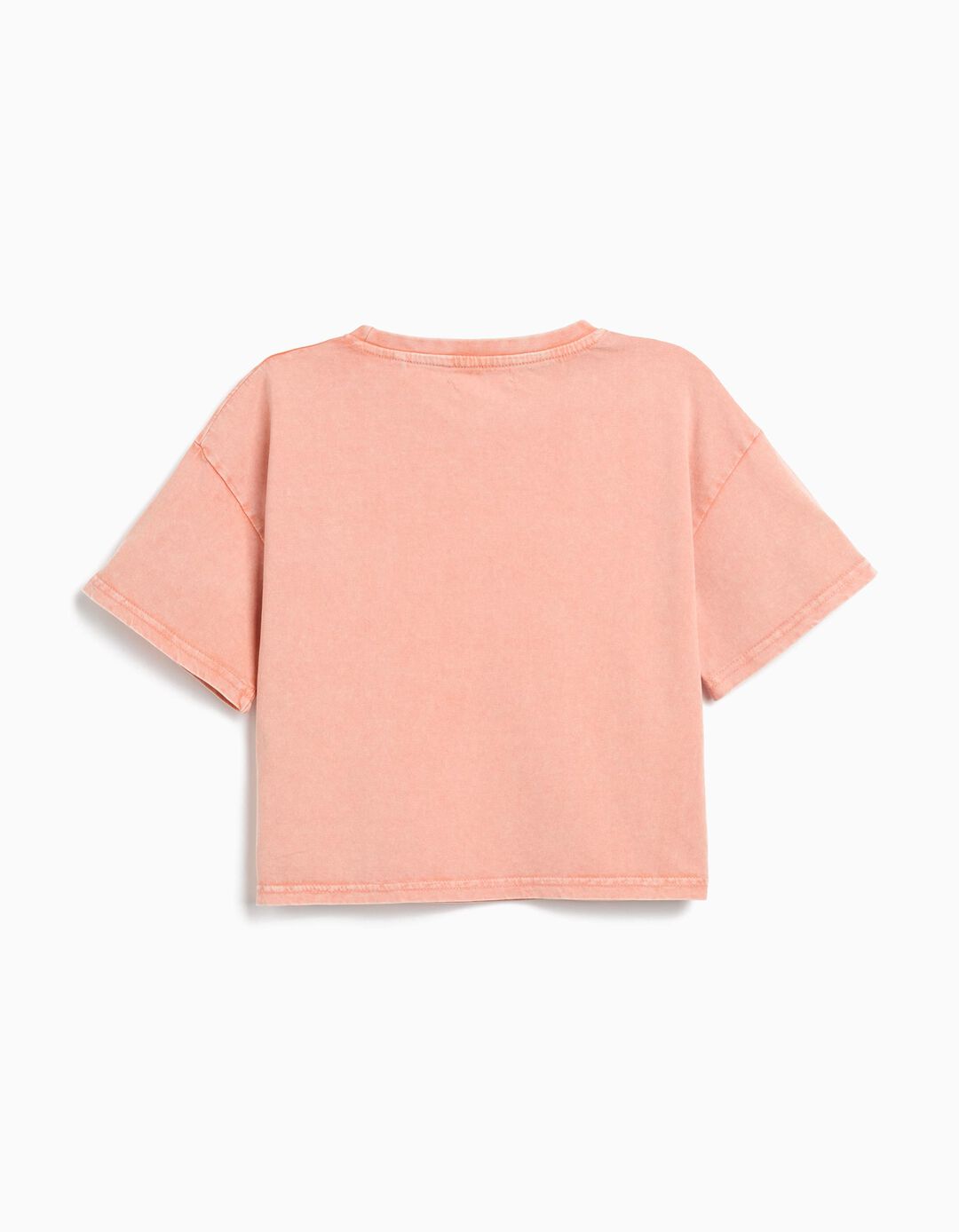 T-shirt Print, Menina, Rosa