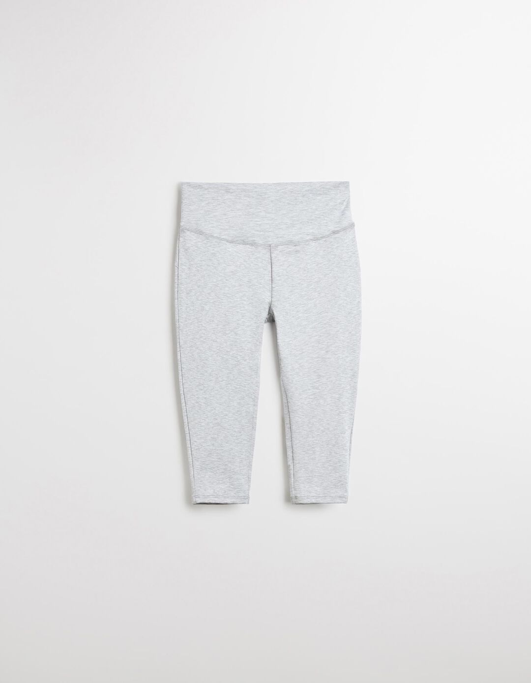 Leggings de Desporto Curtas, Mulher, Cinzento 