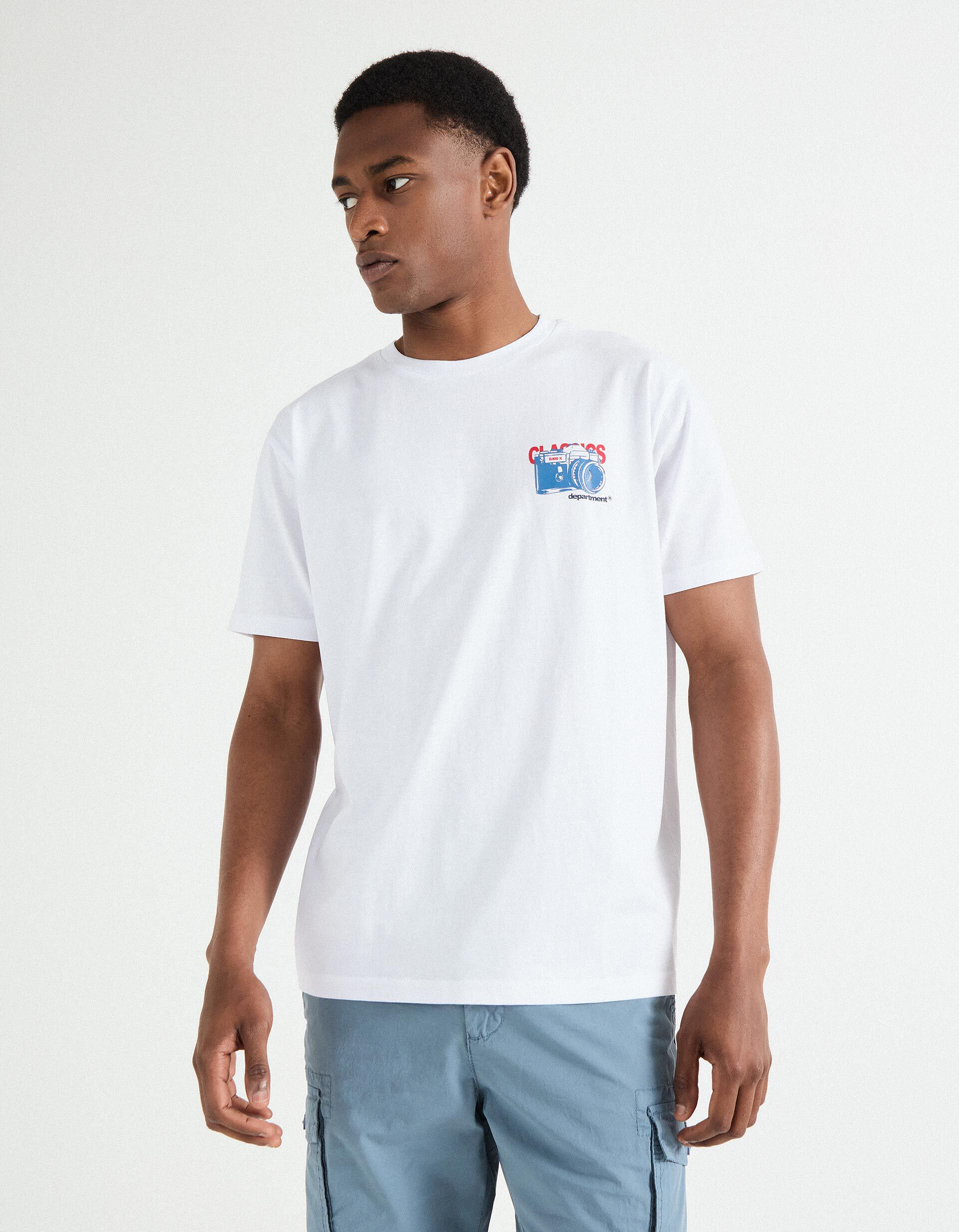 Comprar Online T-shirt Jersey Print, Homem, Branco