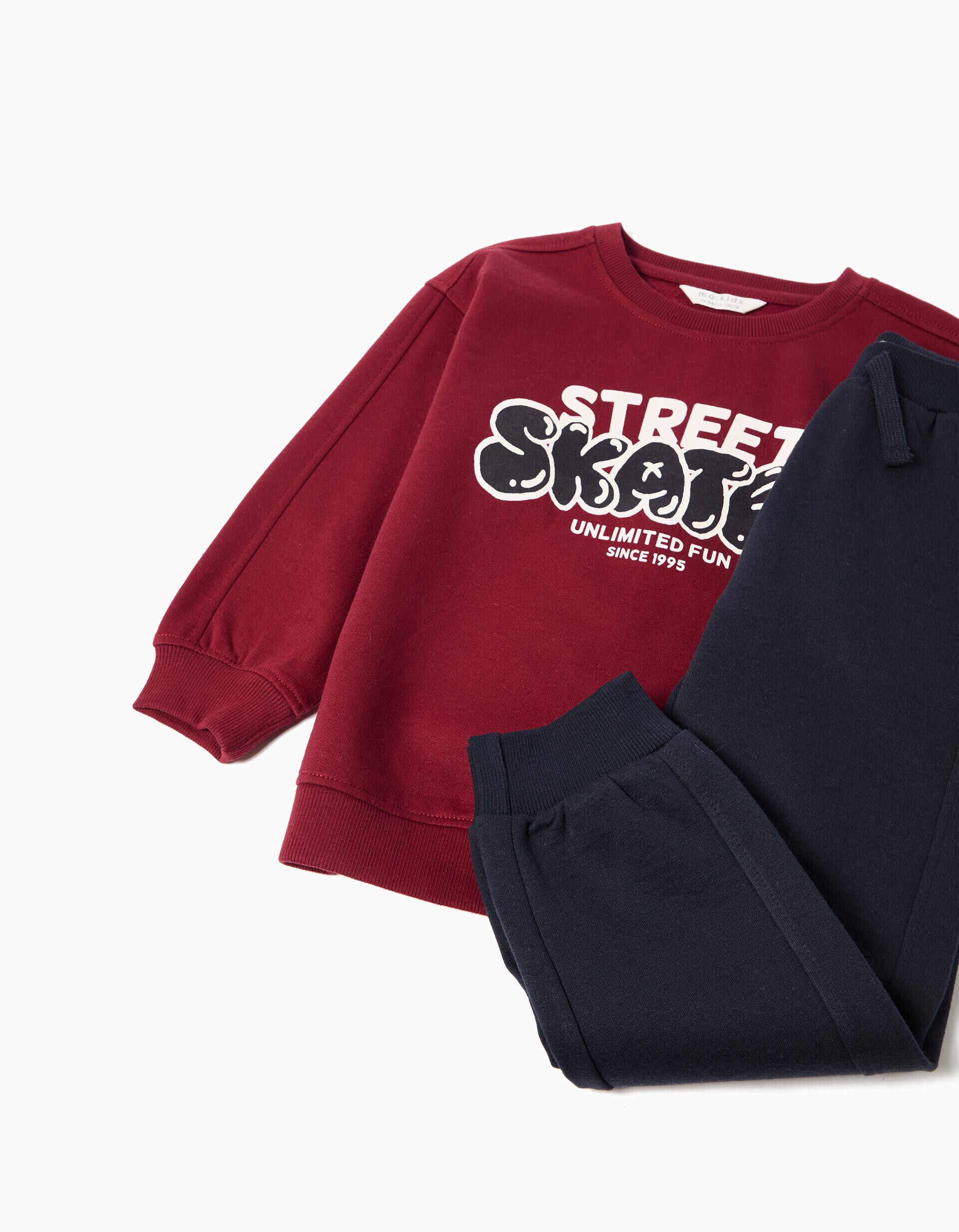 Comprar Online Conjunto de Jogging, Menino, Vermelho Escuro