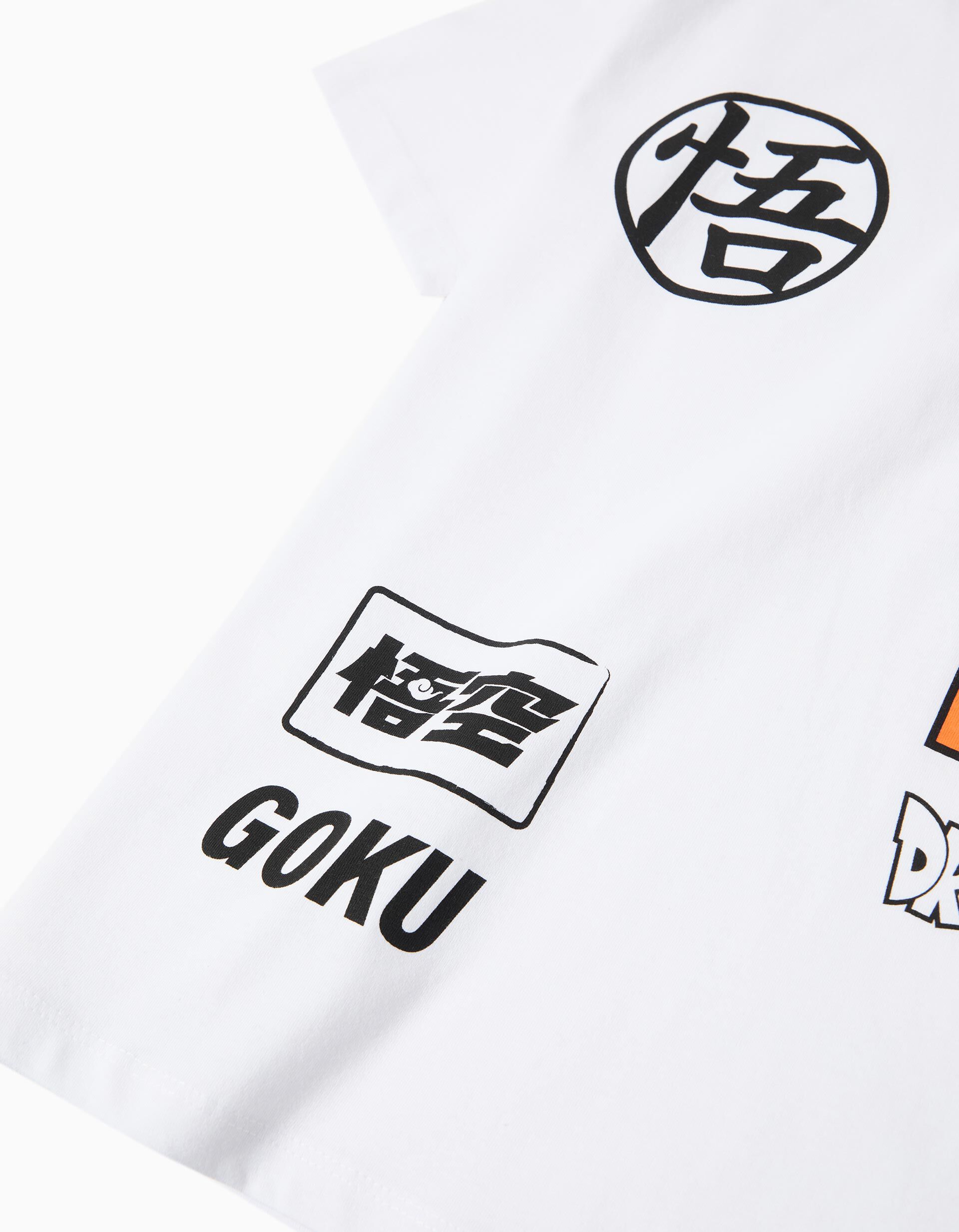 Comprar Online T-shirt 'Goku', Menino, Branco