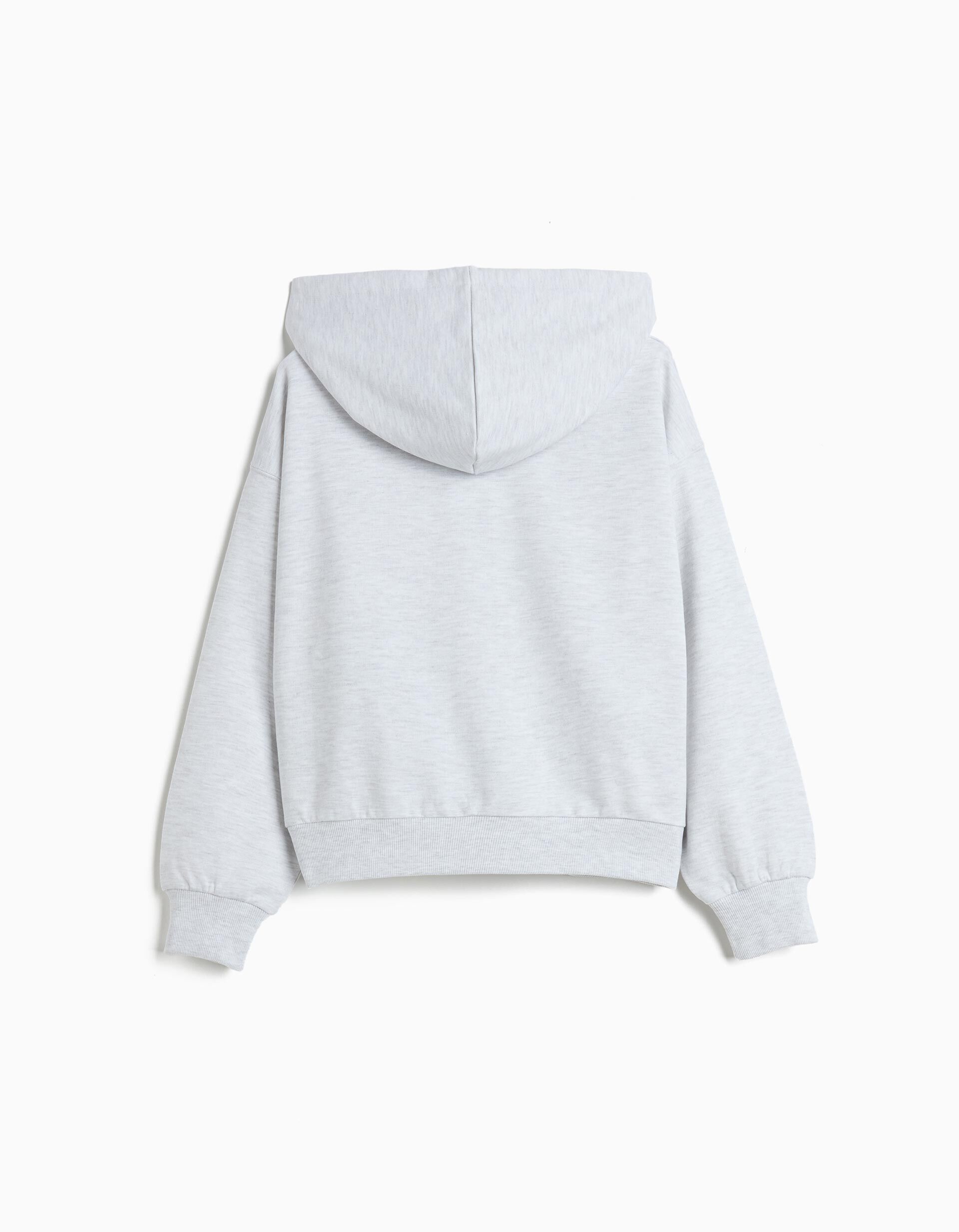 Comprar Online Casaco De Felpa, Menina, Cinzento Claro