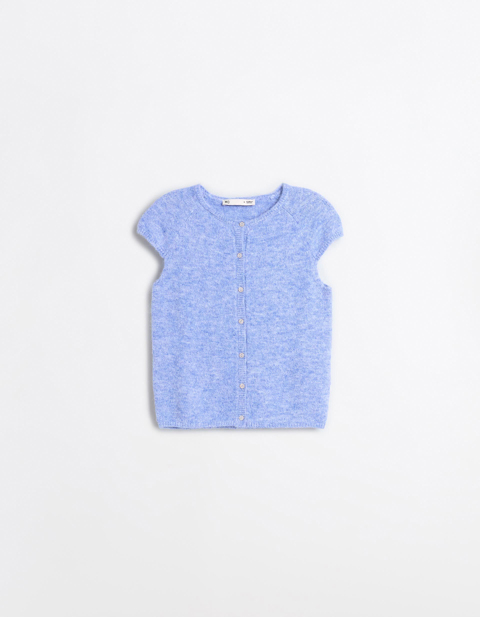 Comprar Online Colete Com Bot&otilde;es, Mulher, Azul Claro
