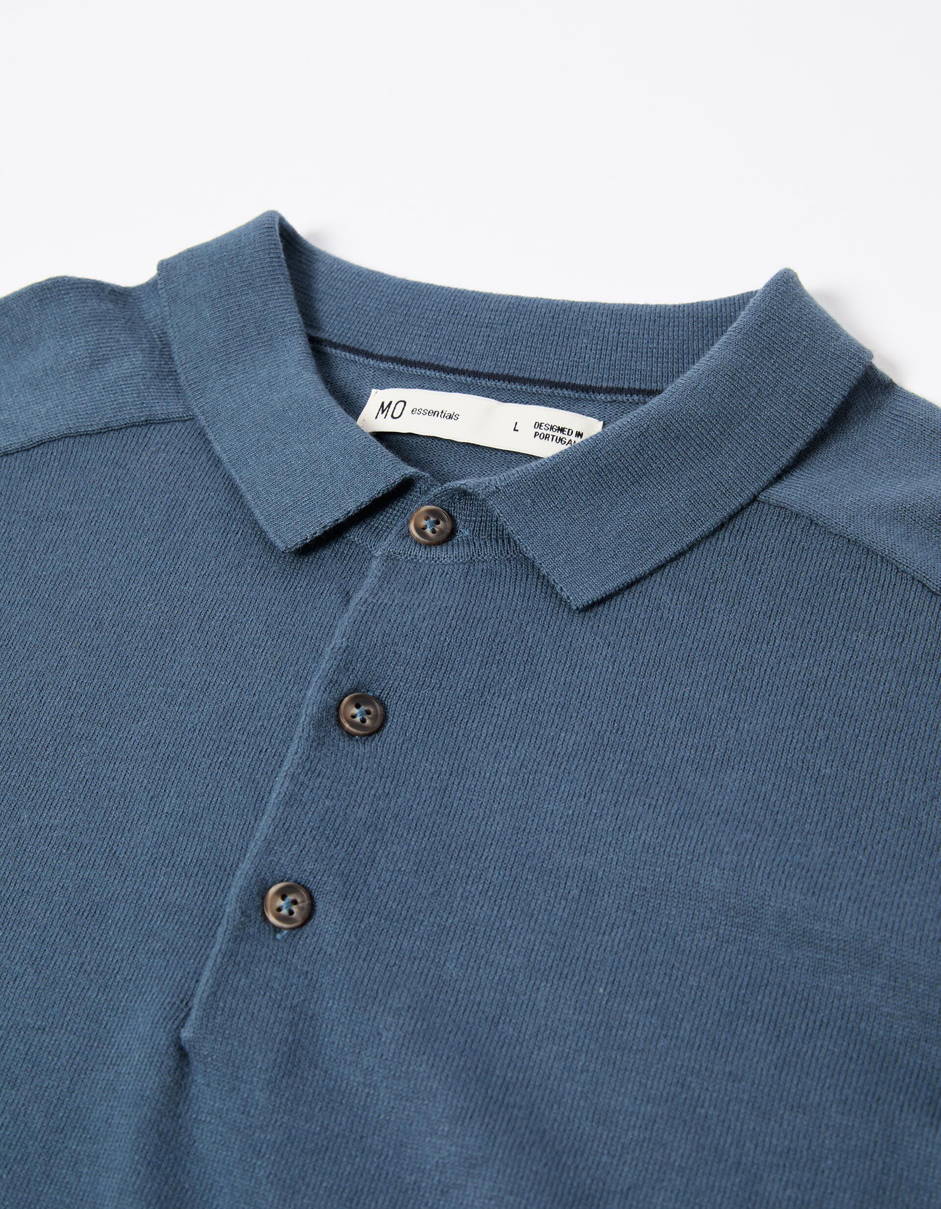 Comprar Online Polo com Caxemira, Homem, Azul