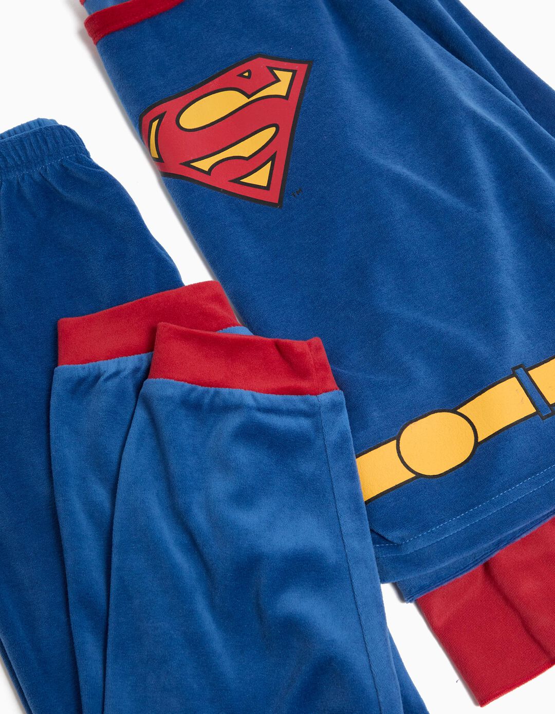 Pijama de Veludo 'Super-Homem', Menino, Azul