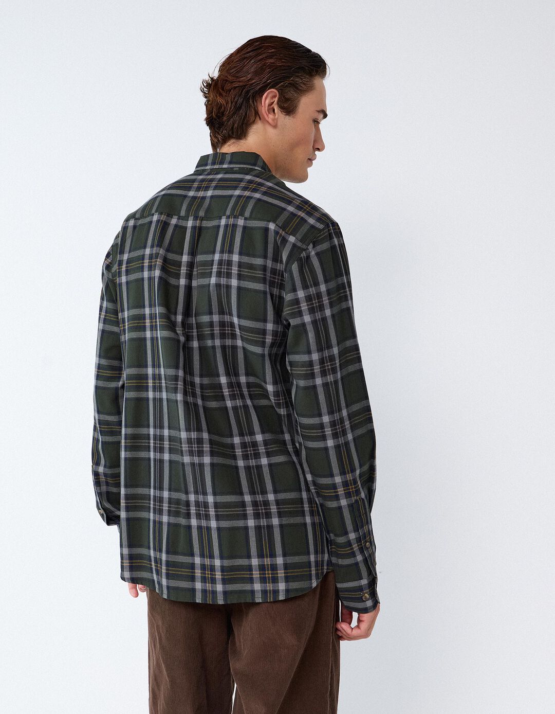 Camisa Xadrez, Homem, Verde