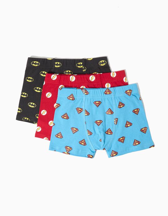 Comprar Online Pack 3 Boxers 'Liga da Justiça', Menino, Multicor