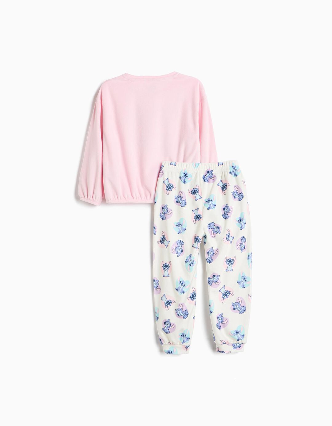 Pijama De Veludo 'Stitch' &copy;Disney, Menina, Rosa
