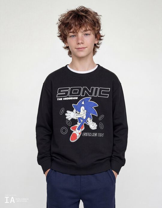 Comprar Online Sweatshirt 'Sonic', Menino, Azul Escuro