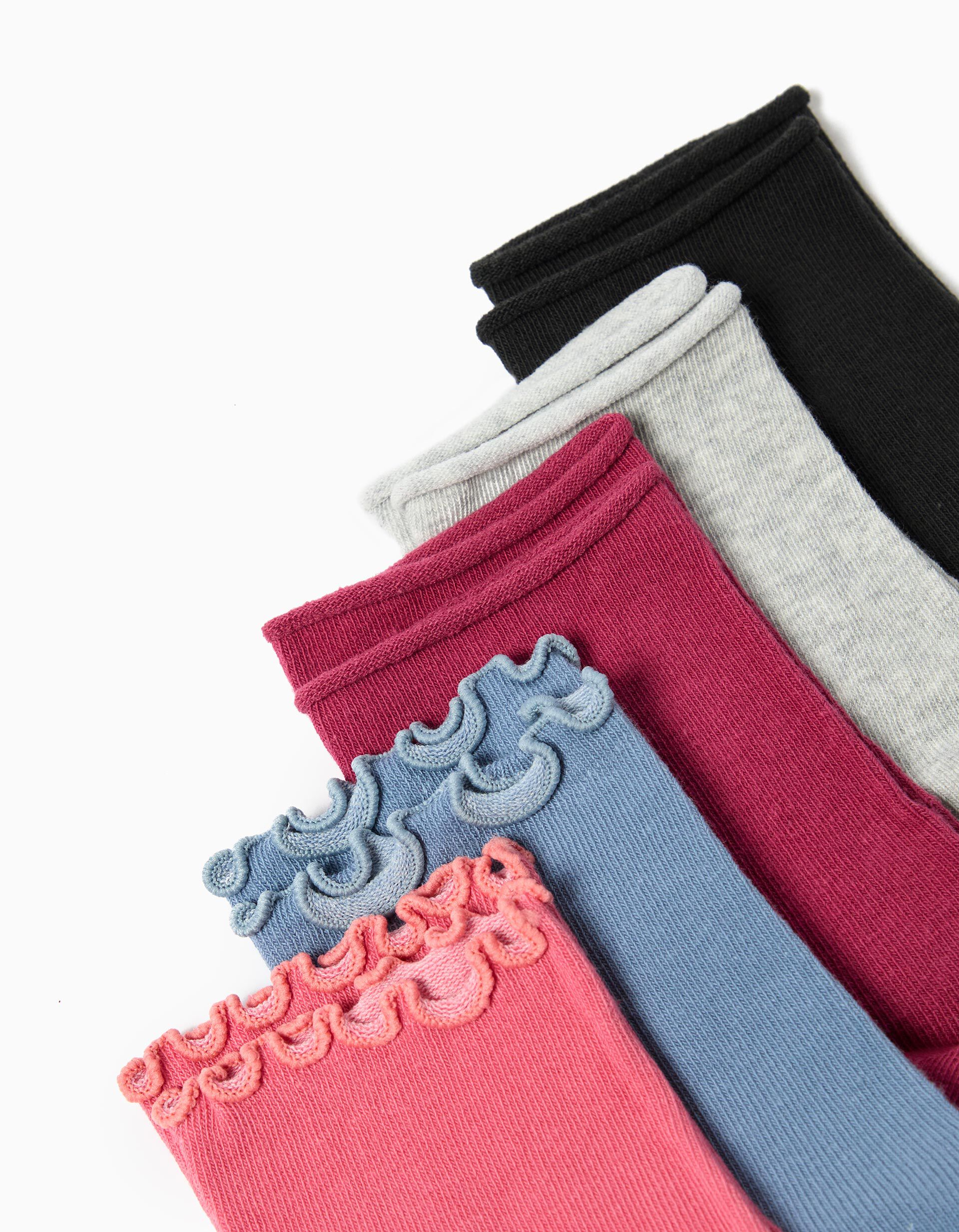 Comprar Online Pack 5 Pares de Meias, Menina, Multicolor