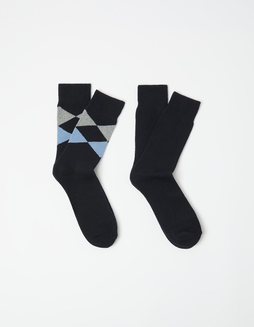 Pack 2 Pares de Meias, Homem, Azul Escuro