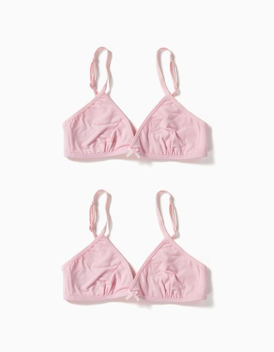 Pack of 2 Bras, Pink