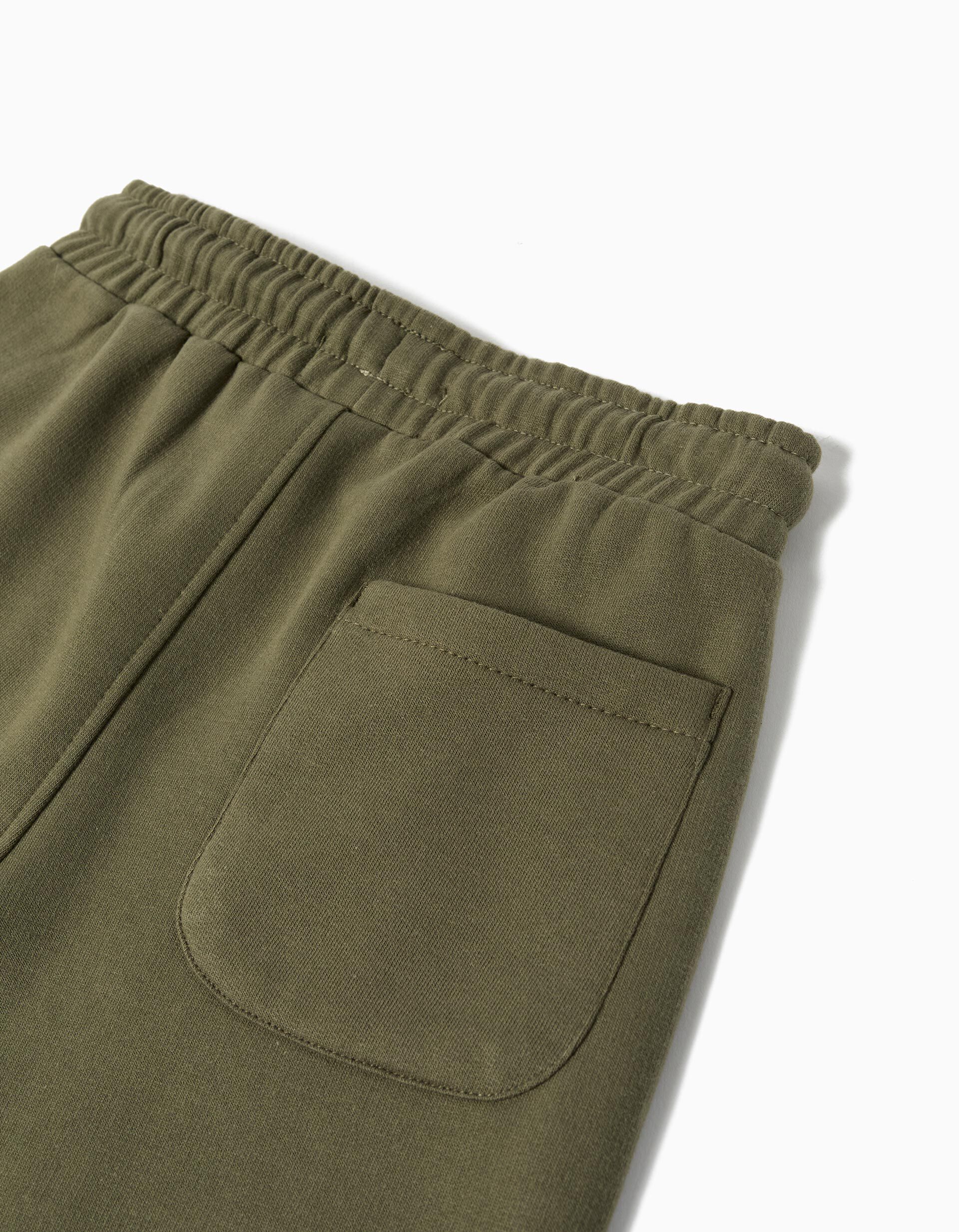 Comprar Online Cal&ccedil;as Felpa, Menino, Verde Escuro 