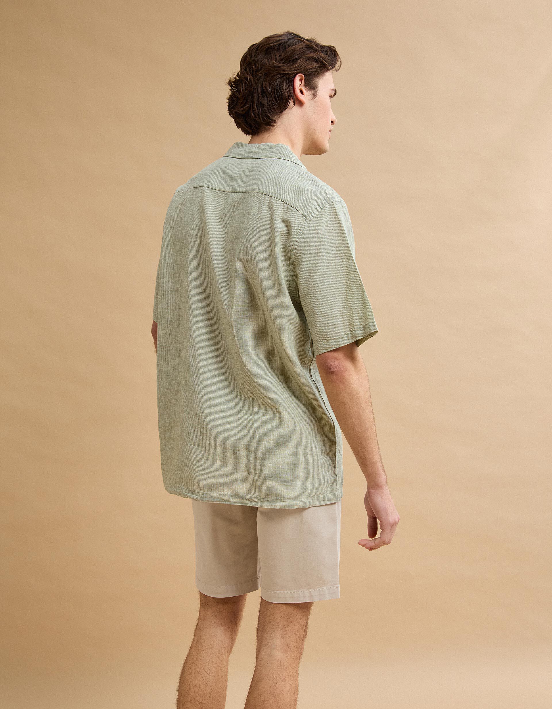 Comprar Online Camisa com Linho, Homem, Verde