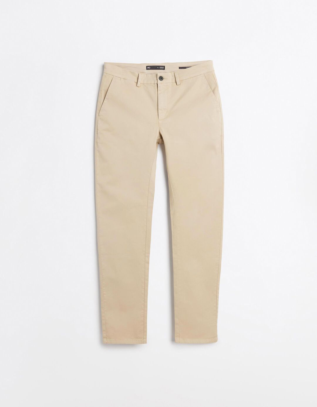 Calças Chino Slim, Homem, Bege
