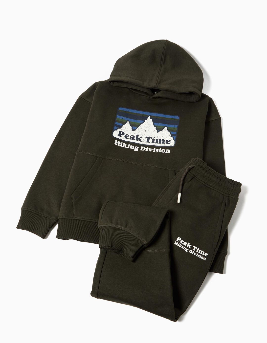 Conjunto de Jogging, Menino, Verde Escuro