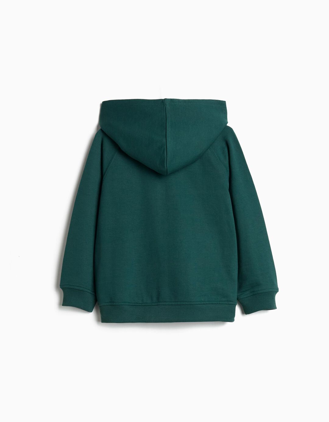 Casaco De Felpa Com Capuz, Menino, Verde Escuro