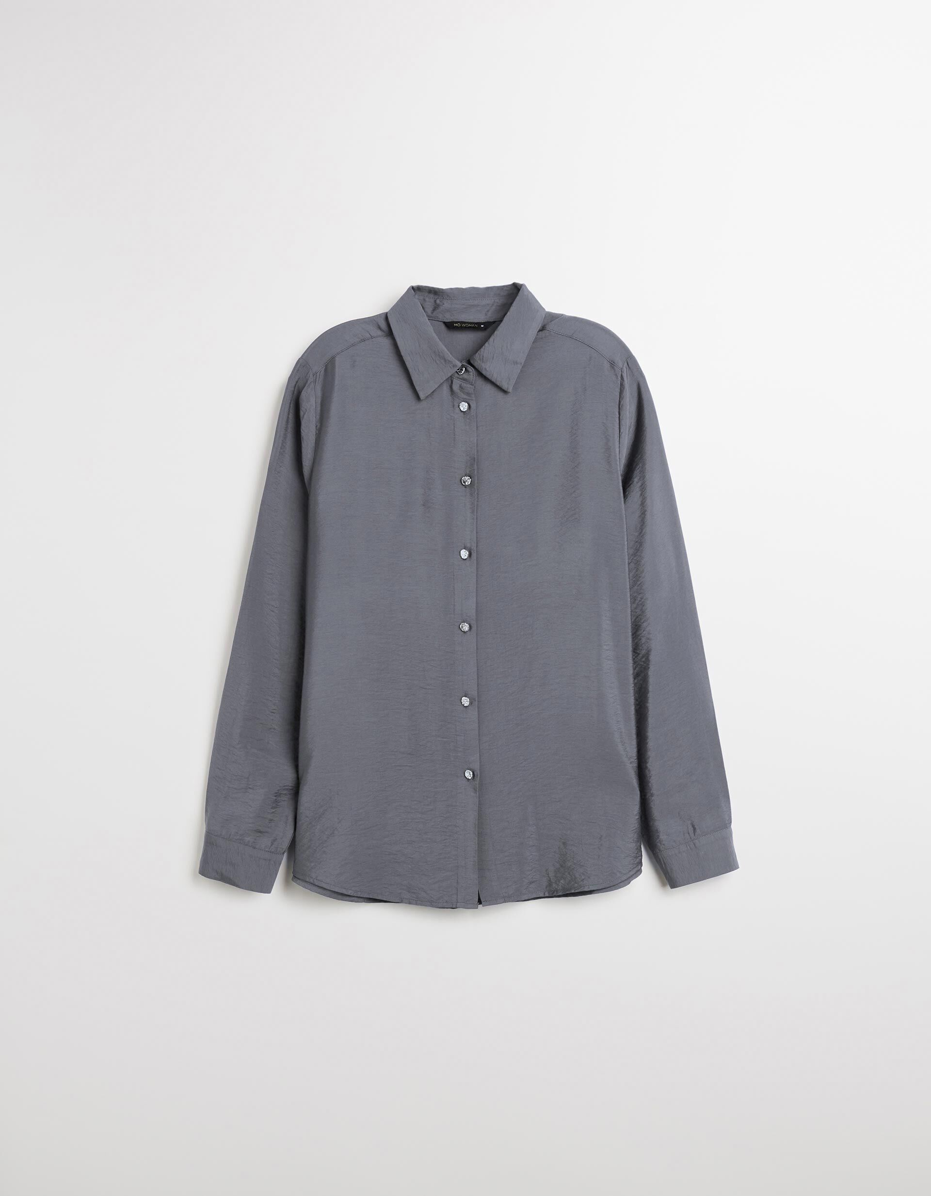 Comprar Online Camisa, Mulher, Cinzento Escuro