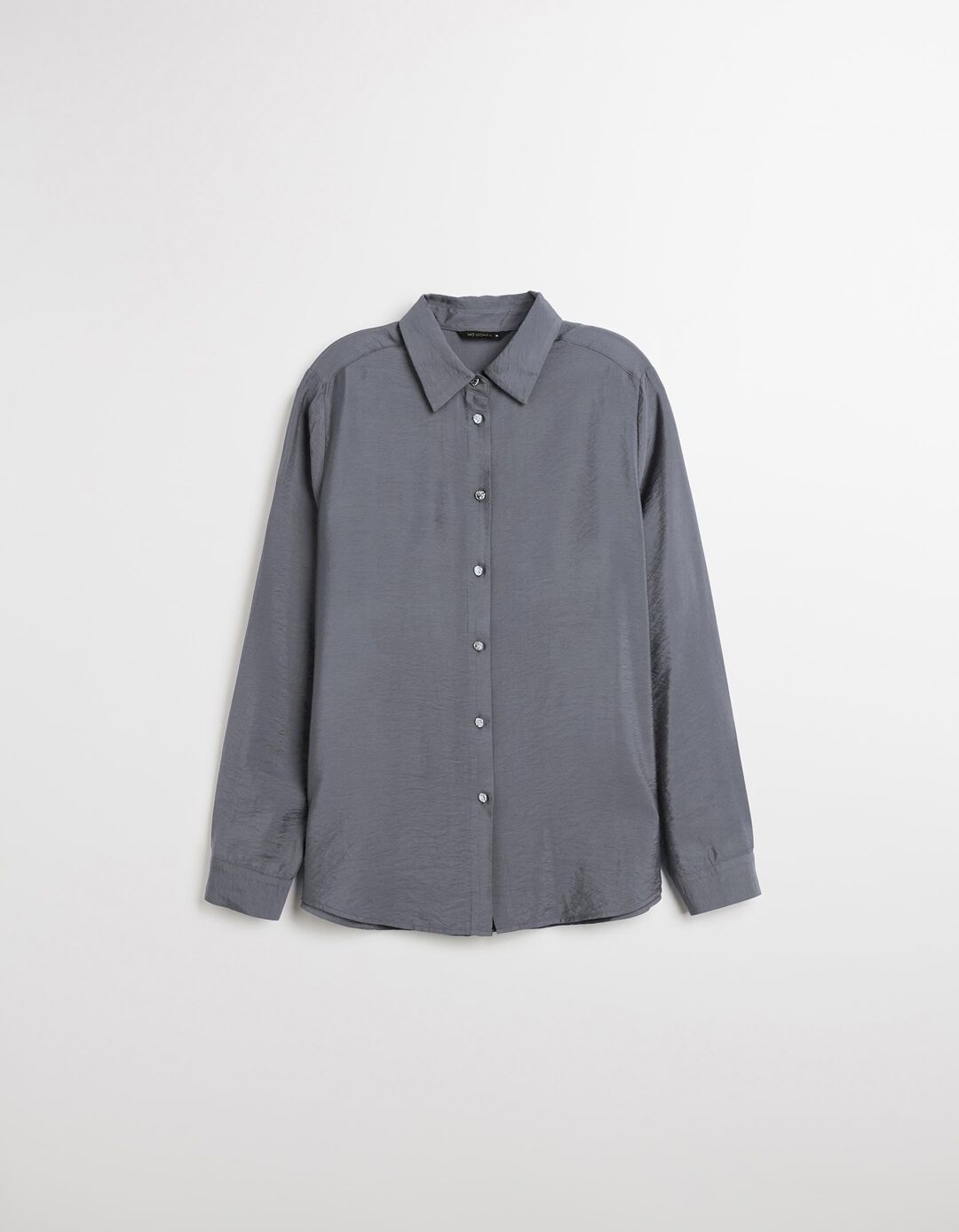 Camisa, Mulher, Cinzento Escuro