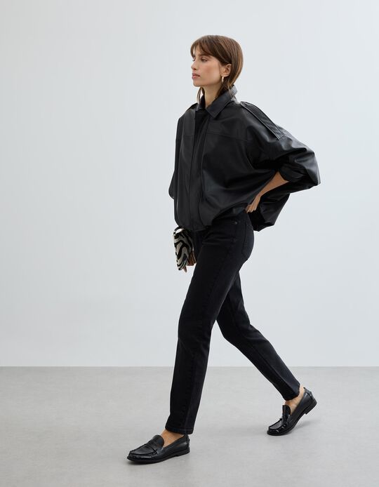 Comprar Online Jeans Slim Fit, Mulher, Preto