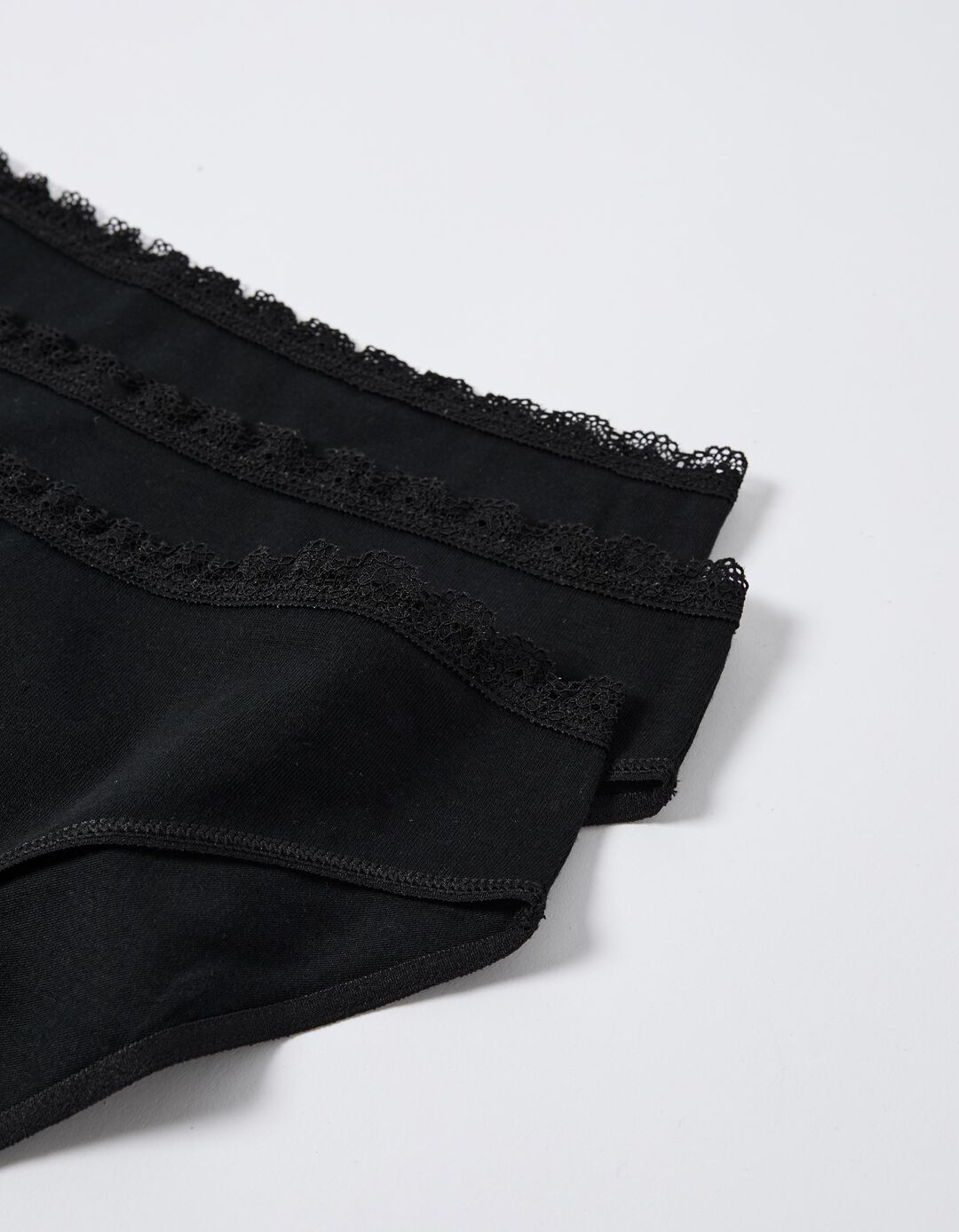 Pack 3 Cuecas, Mulher, Preto