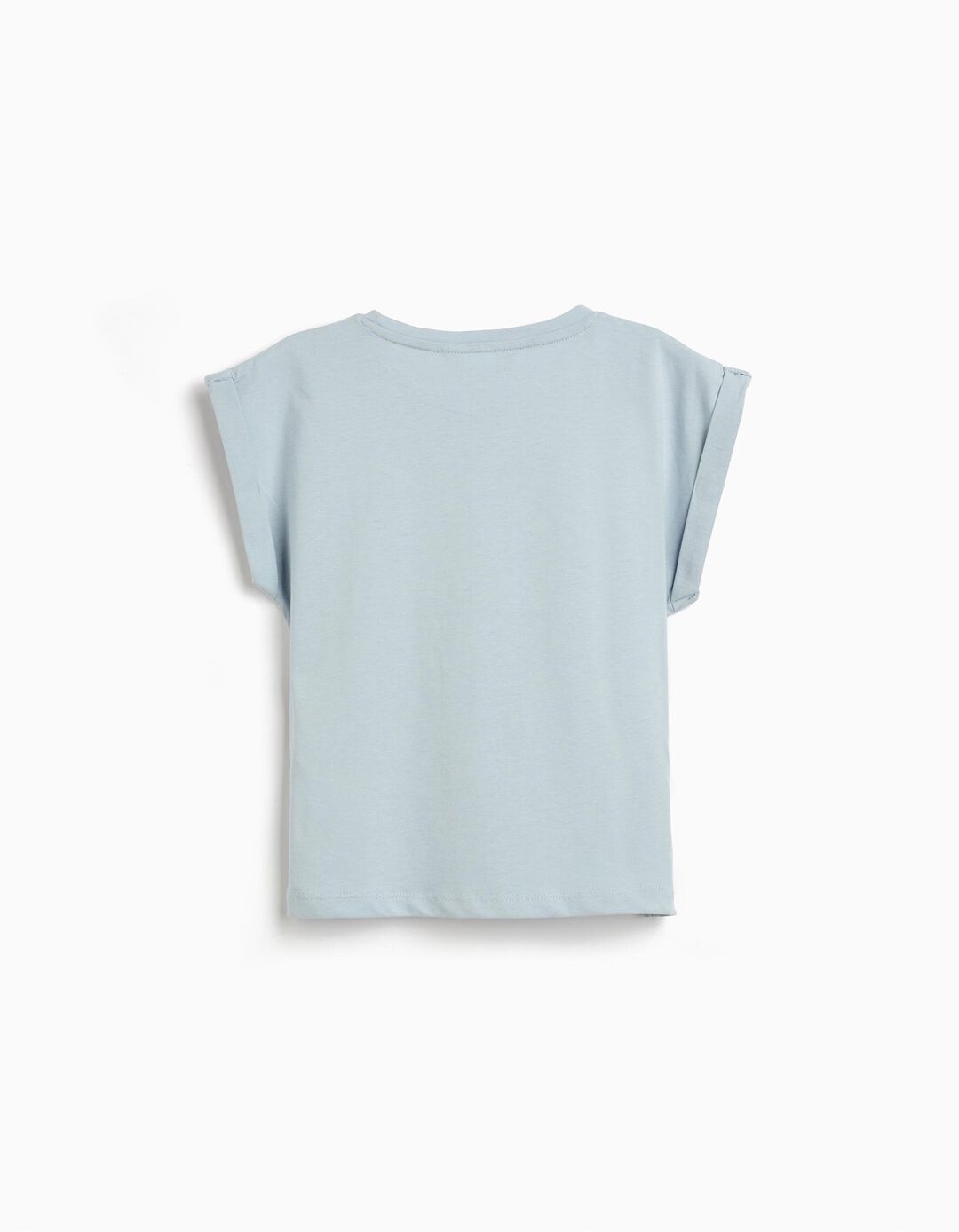 T-shirt Print, Menina, Azul