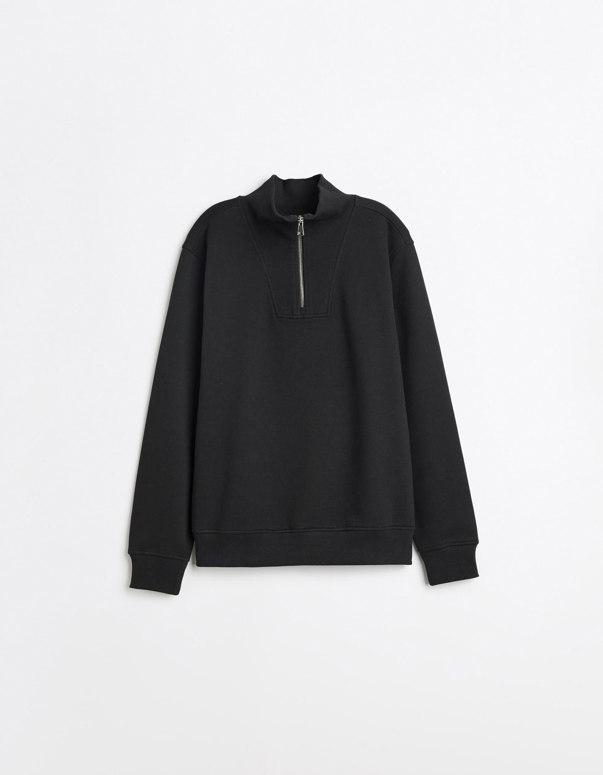 Comprar Online Sweatshirt De Gola Alta, Homem, Preto
