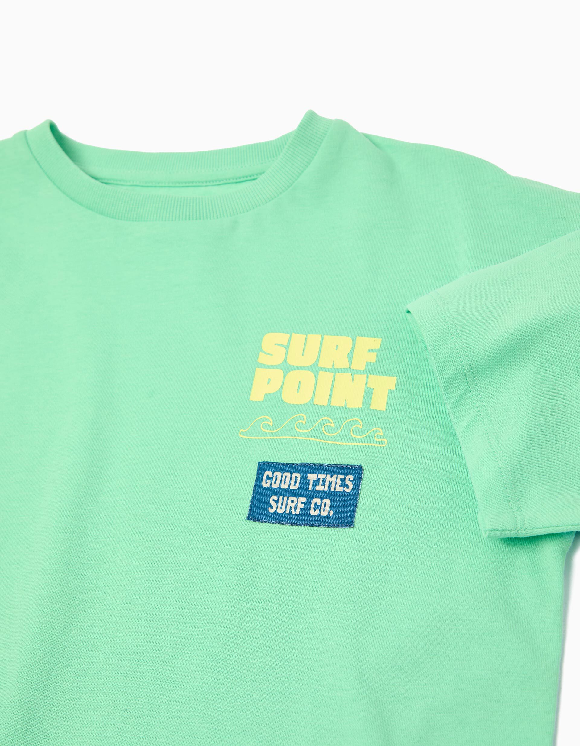 Comprar Online T-shirt Estampada, Menino, Verde Claro