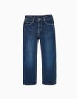 Cotton Jeans for Boys 'Slim Fit', Dark Blue