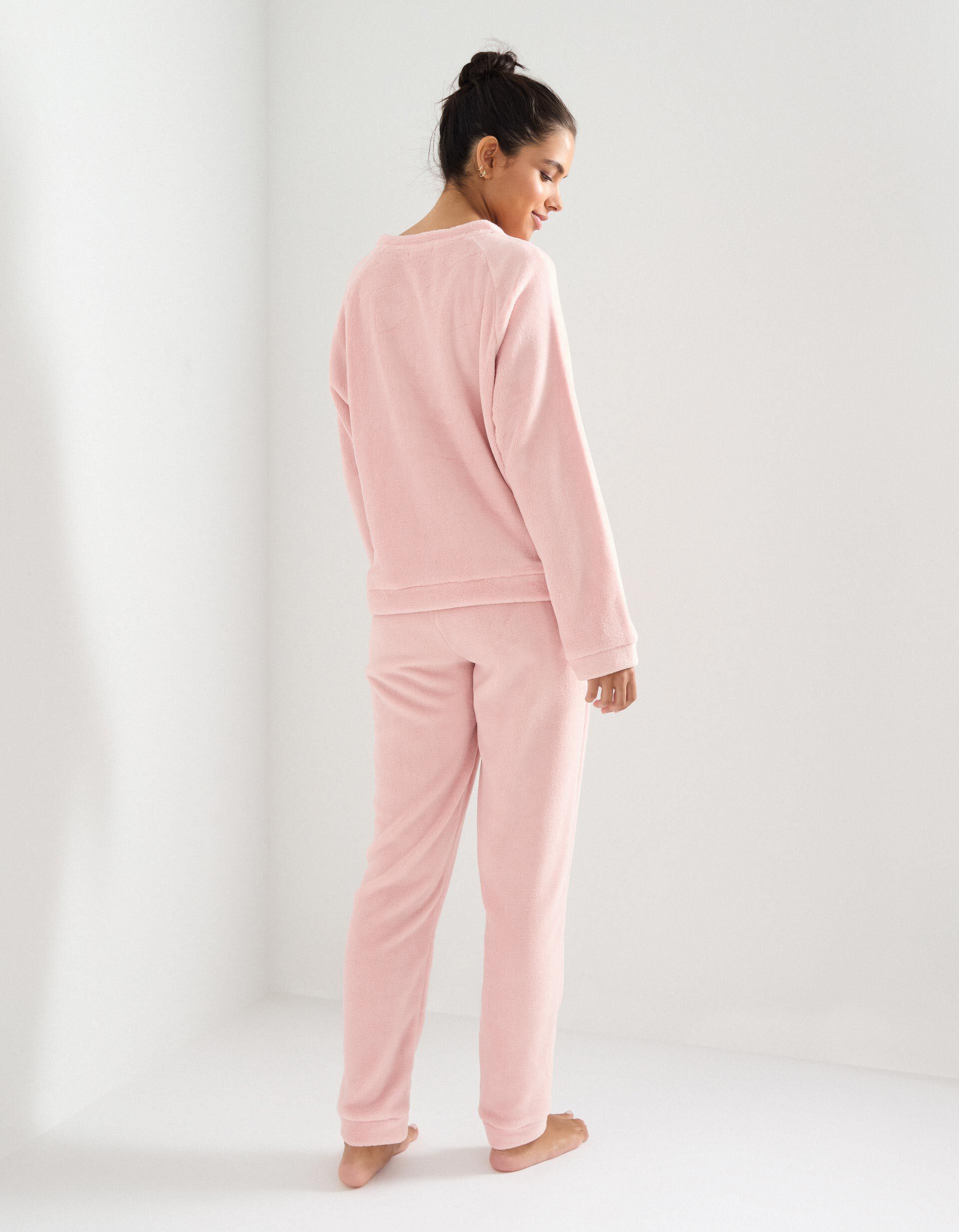 Comprar Online Pijama Polar Aveludado, Mulher, Rosa Claro