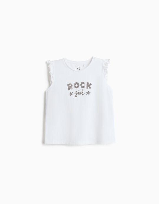 Comprar Online T-shirt Estampada, Menina, Branco
