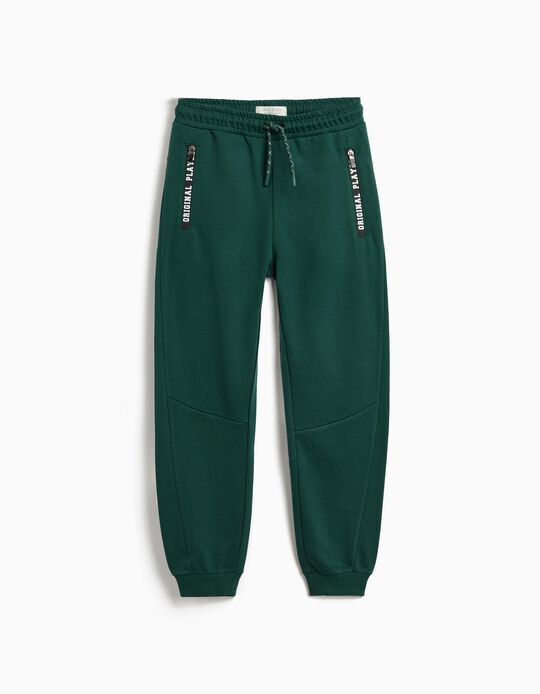 Comprar Online Calças de Felpa, Menino, Verde