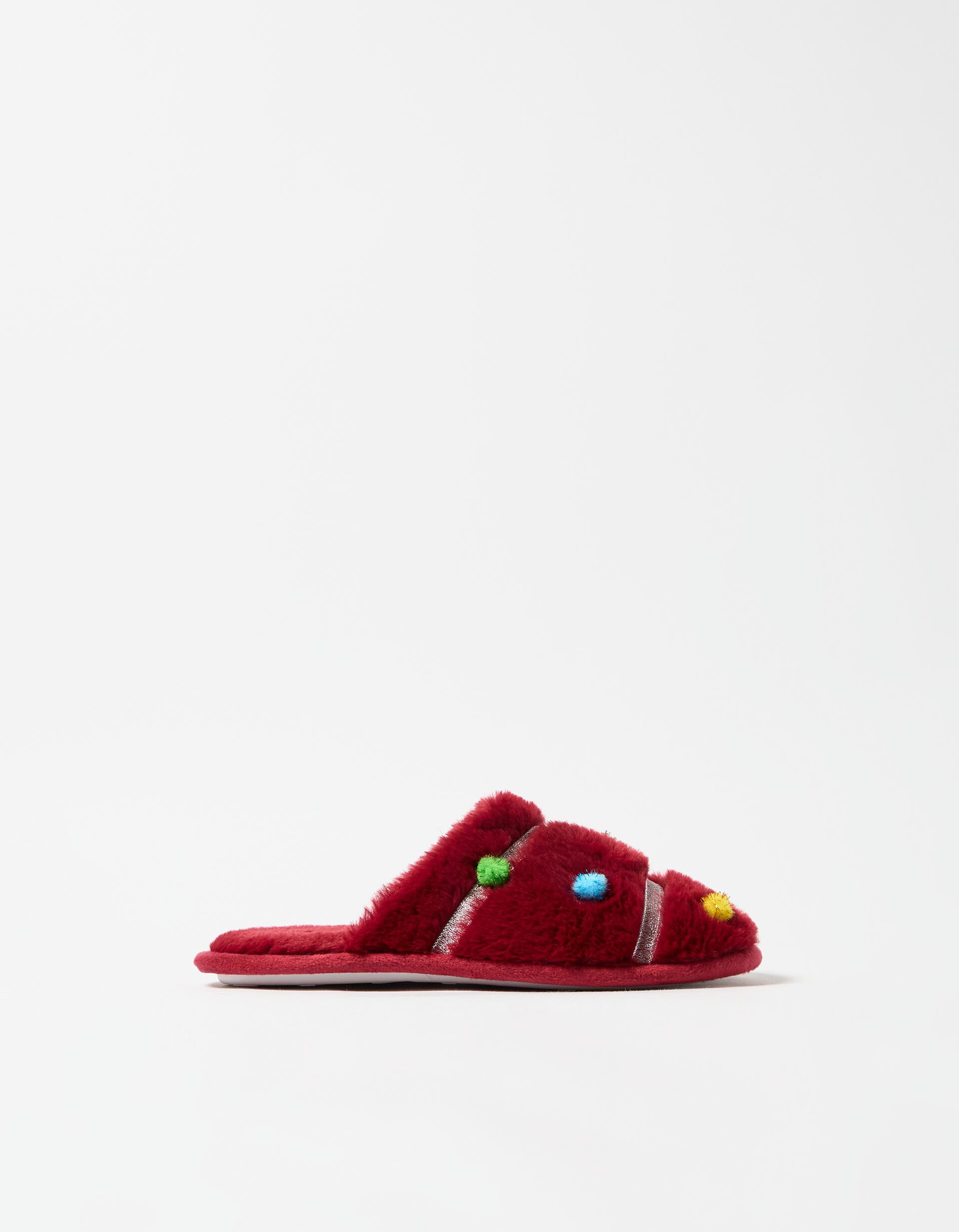 Comprar Online Chinelos de Quarto de Natal, Mulher, Vermelho