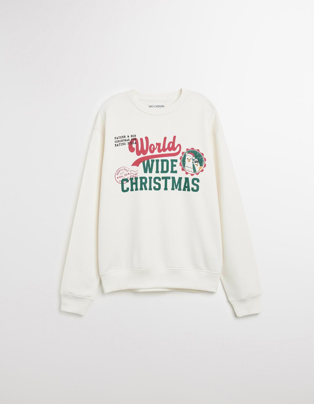 Sweatshirt de Natal, Homem, Cru