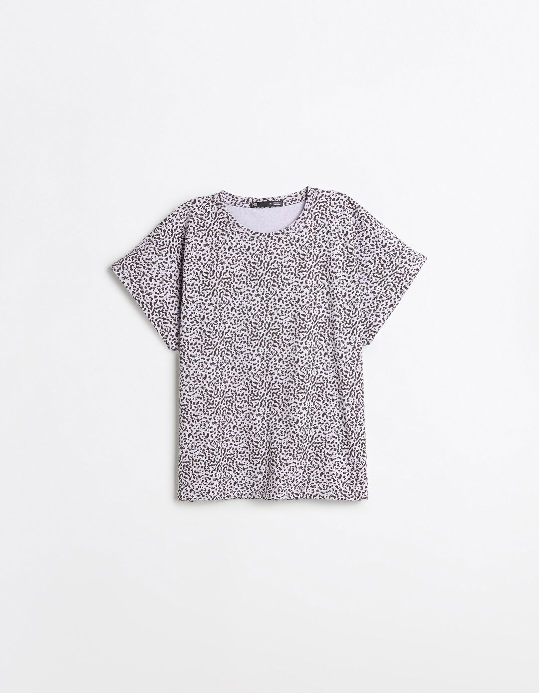 T-shirt Animal Print, Mulher, Roxo
