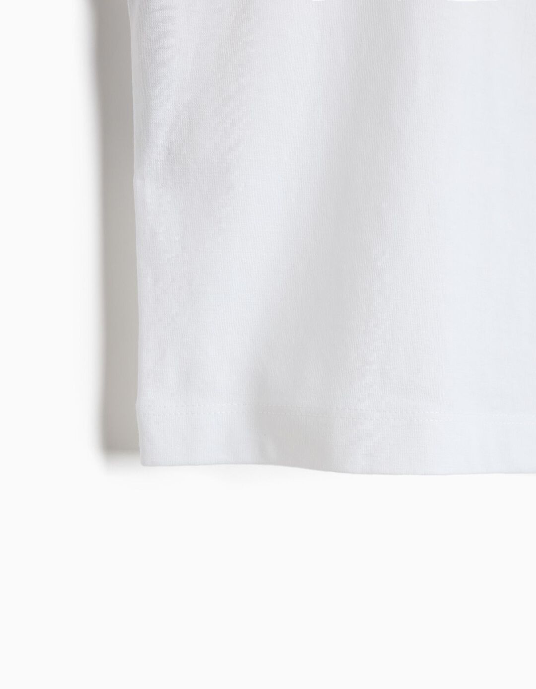 T-shirt Estampada, Menina, Branco