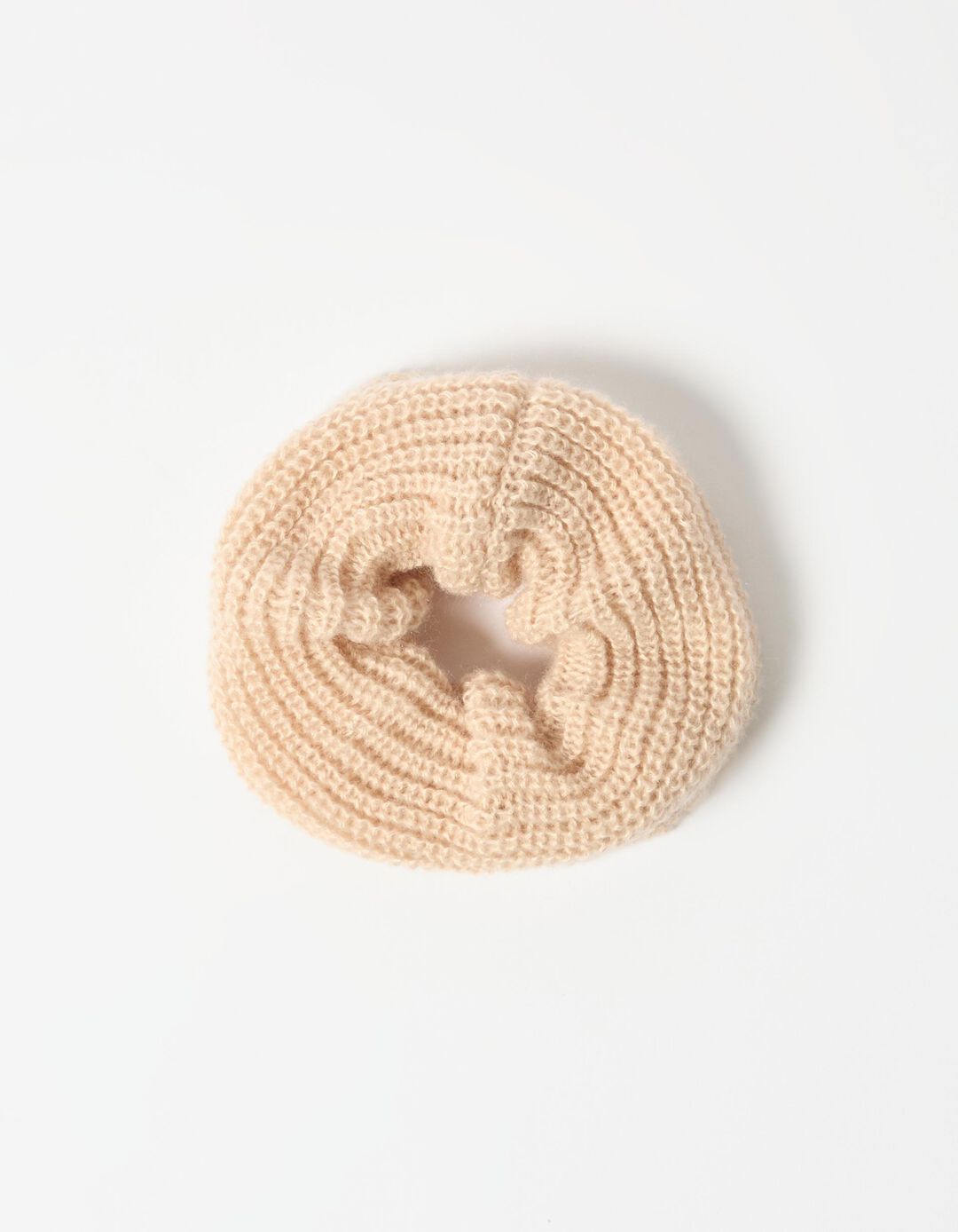 Elástico de Cabelo Scrunchie, Mulher, Bege Claro