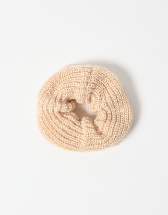 Comprar Online Elástico de Cabelo Scrunchie, Mulher, Bege Claro