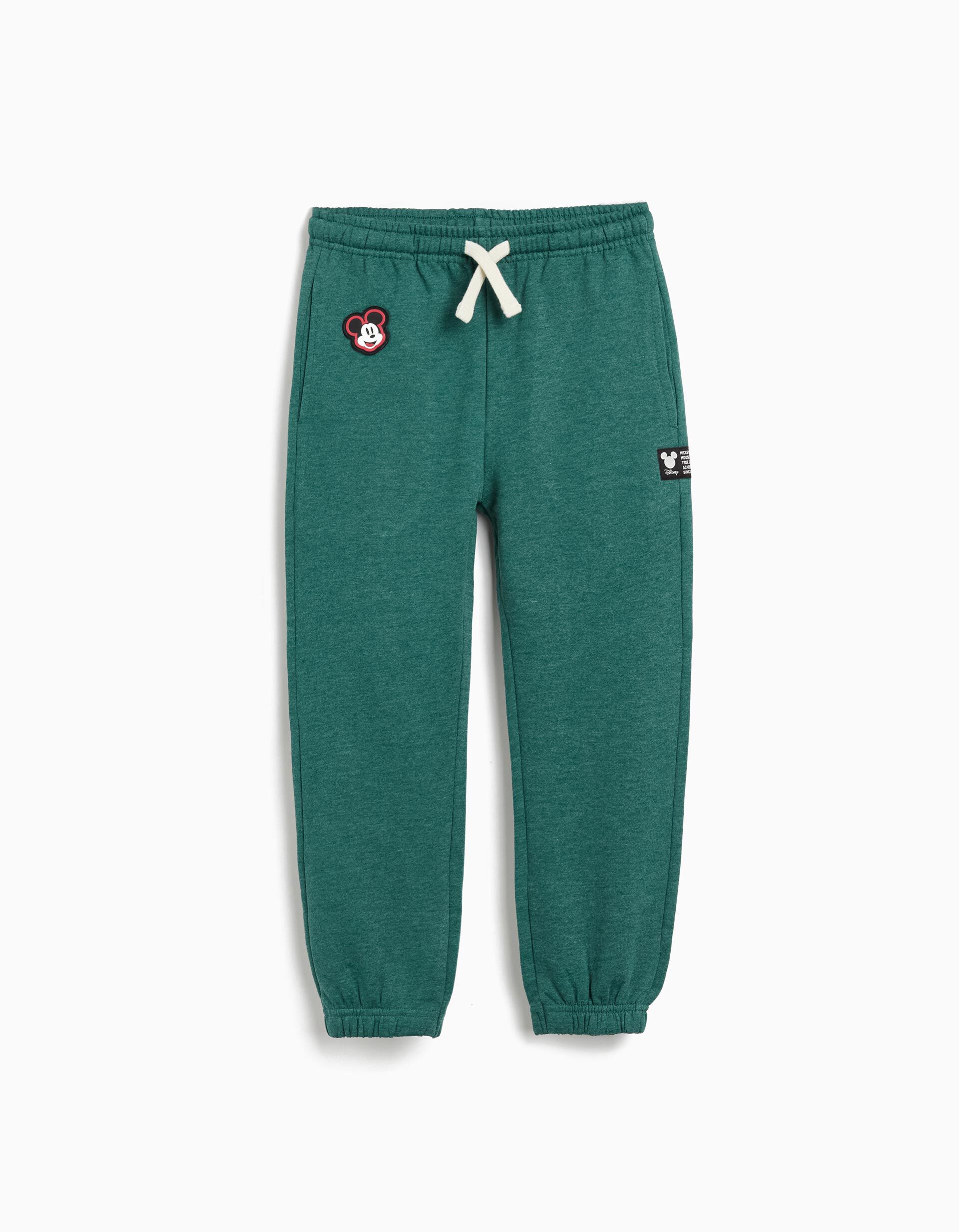 Cal&ccedil;as Fleece 'Mickey' &copy;Disney, Menino, Verde
