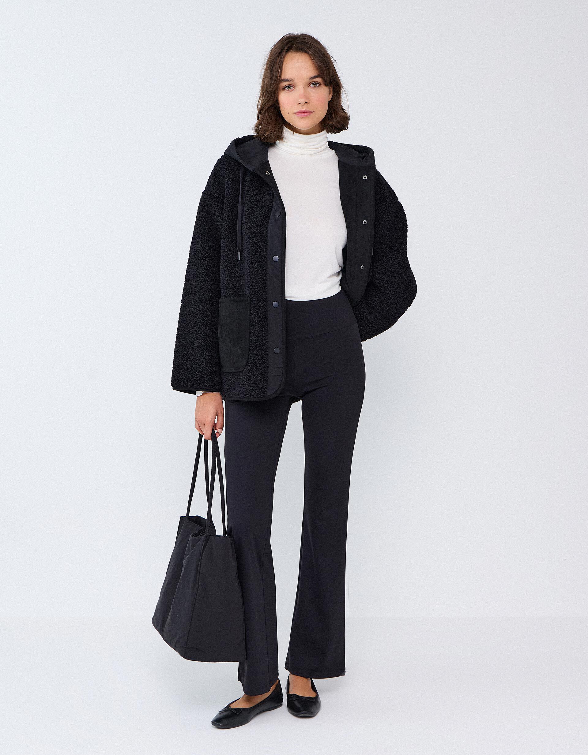 Leggings Flare, Mulher, Preto
