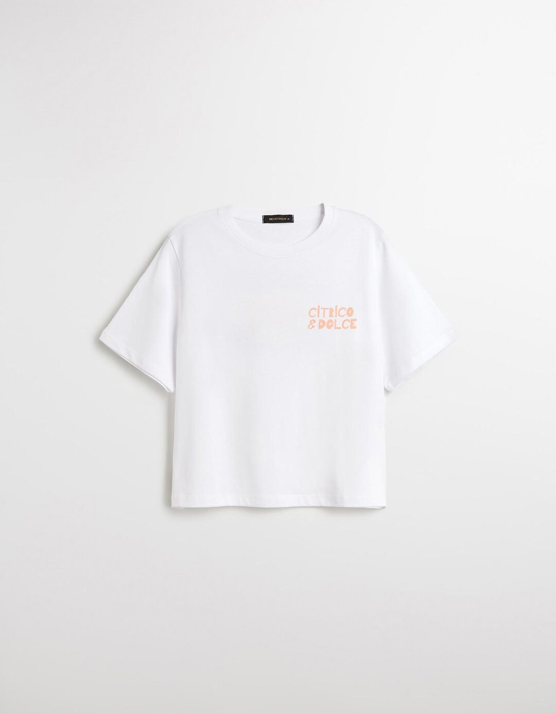 T-shirt Print, Mulher, Branco